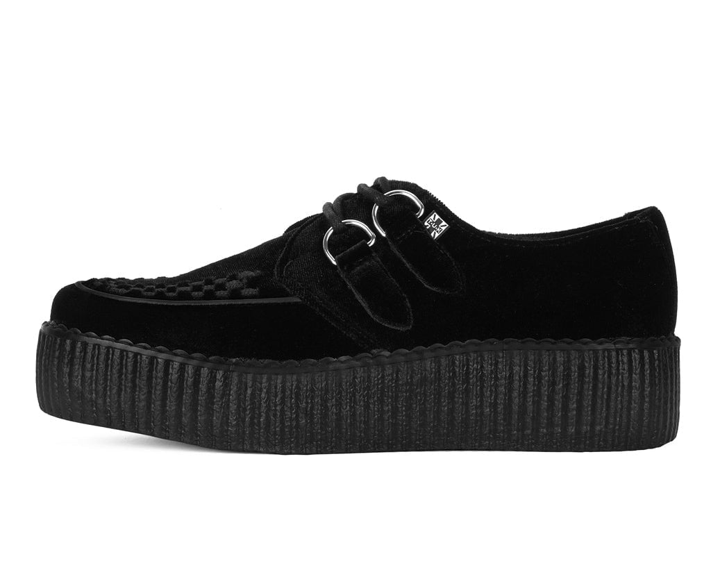 V9492 Black Velvet Viva Mondo Creeper - T.U.K. Shoes