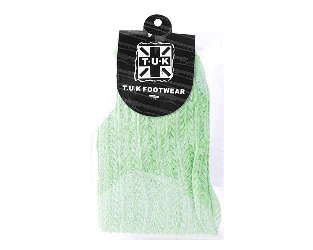 TSK1134 Lime Mesh Sock TSK1134-OS - T.U.K. Shoes