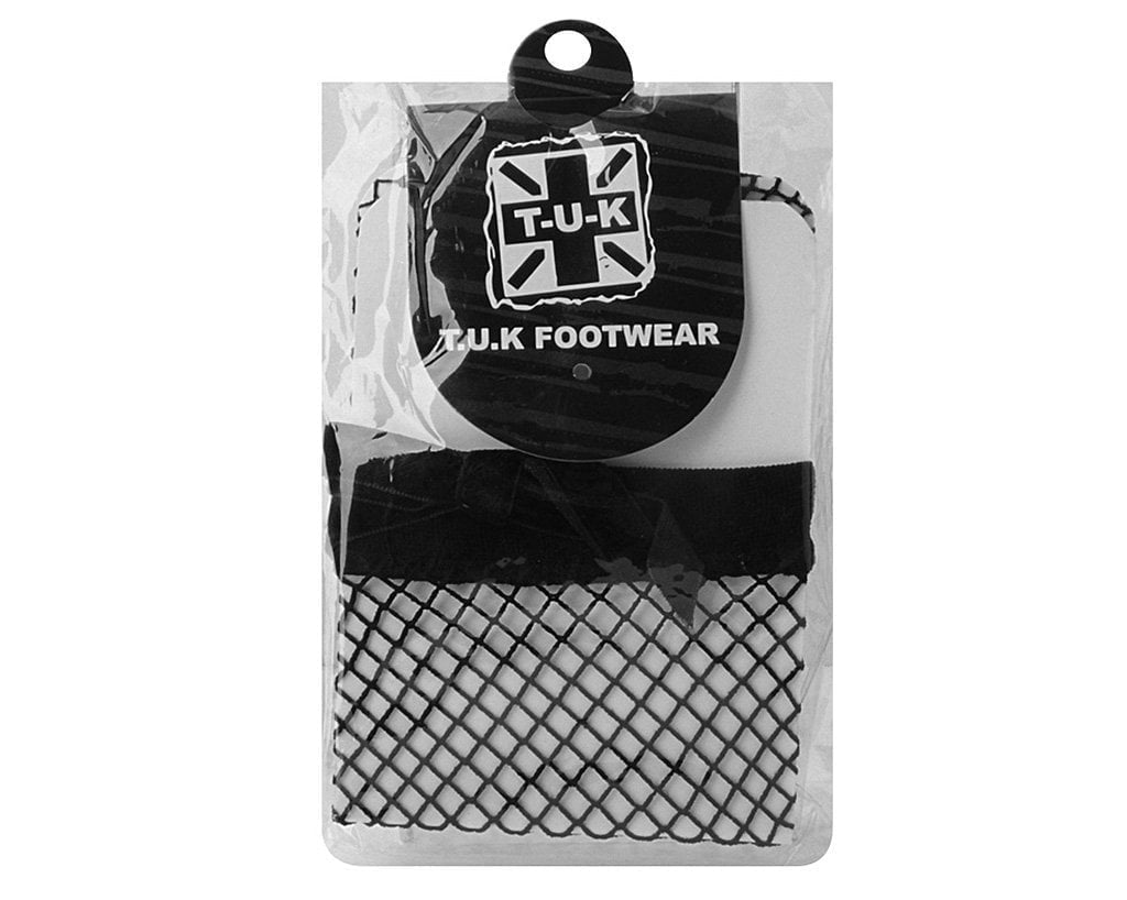 TSK1052 Black Fishnet & Bow Women’s Sock TSK1052-OS - T.U.K. Shoes