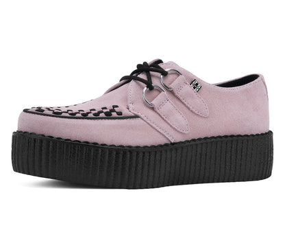 V3467 Misty Rose Suede Viva Mondo Creeper - T.U.K. Shoes