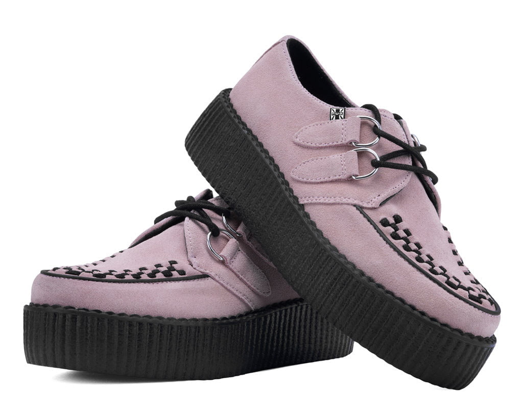 V3467 Misty Rose Suede Viva Mondo Creeper - T.U.K. Shoes