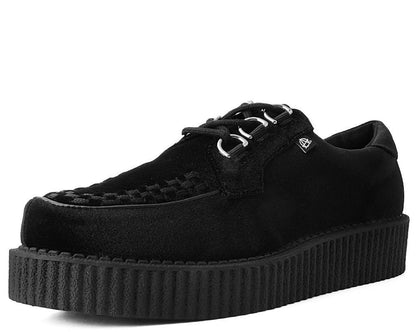 T2280 Black Velvet Anarchic Creeper - T.U.K. Shoes