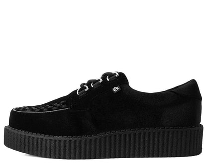 T2280 Black Velvet Anarchic Creeper - T.U.K. Shoes