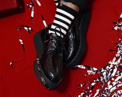 T2321 Black Oil Haze Anarchic Creeper - T.U.K. Shoes