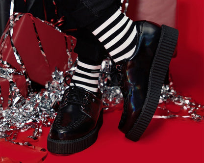 T2321 Black Oil Haze Anarchic Creeper - T.U.K. Shoes