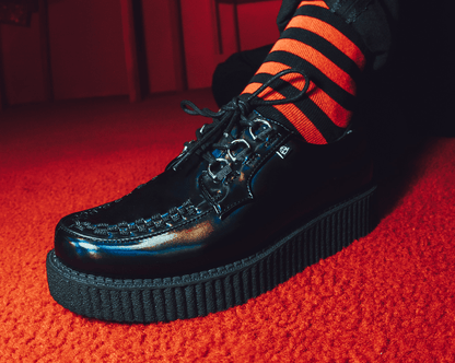 T2321 Black Oil Haze Anarchic Creeper - T.U.K. Shoes