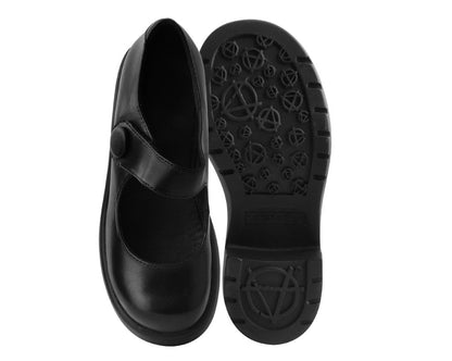 T2302L Black Bubble Anarchic Mary Jane Platform - T.U.K. Shoes