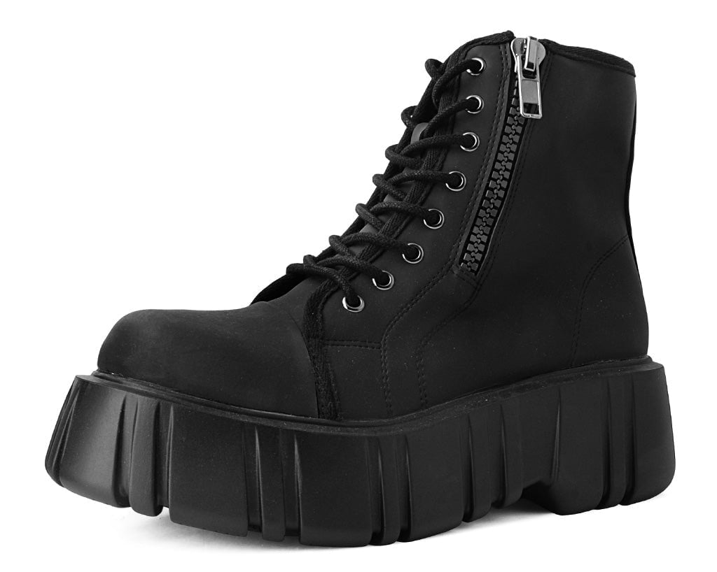 T2331 Black 8-Eye Anarchic Airship Boot - T.U.K. Shoes