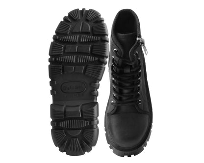 T2331 Black 8-Eye Anarchic Airship Boot - T.U.K. Shoes