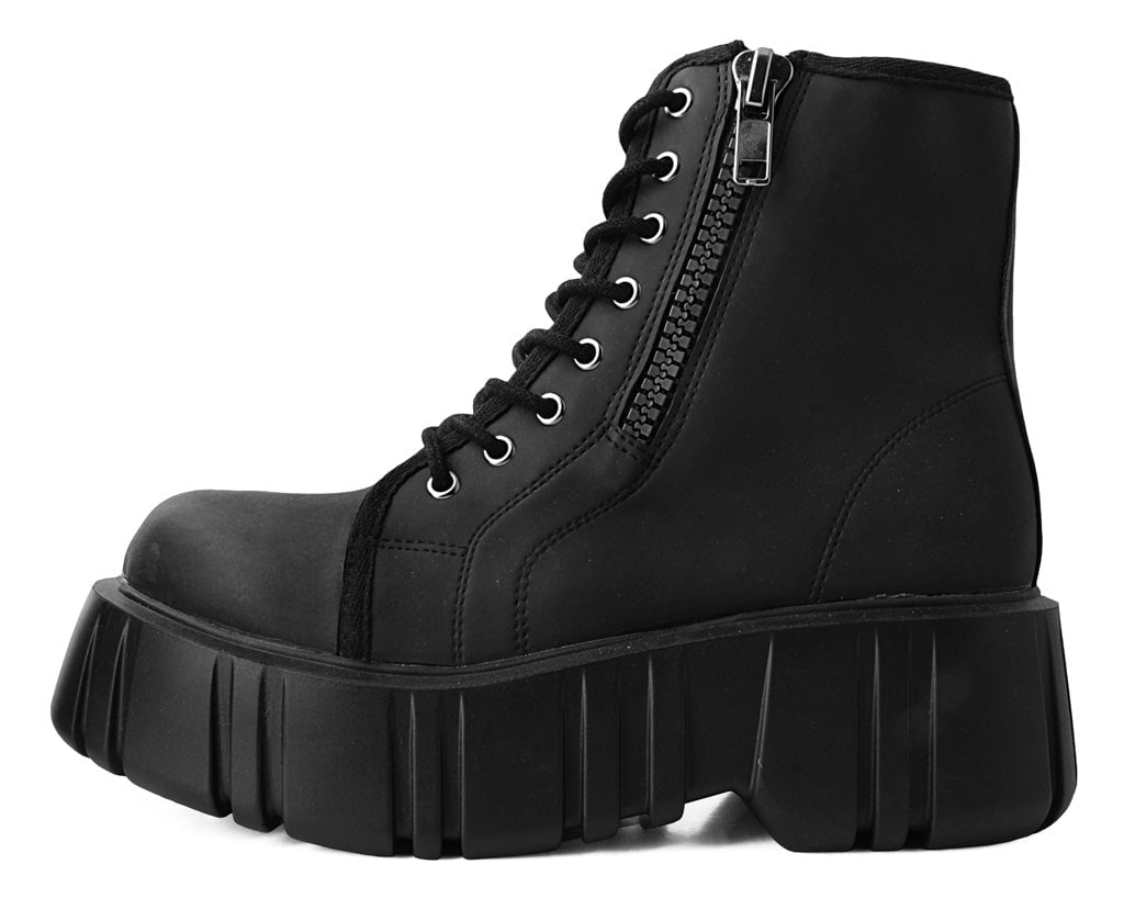 T2331 Black 8-Eye Anarchic Airship Boot - T.U.K. Shoes