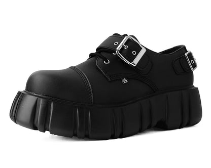 T2324 Black TUKskin™ 2-Buckle Anarchic Airship Gibson - T.U.K. Shoes