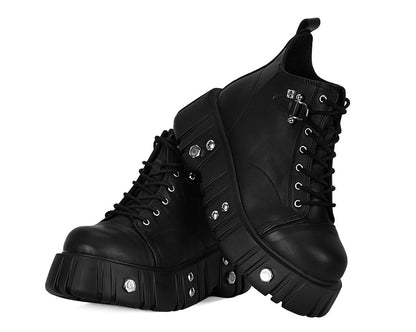 A3334 Black TUKskin Bolt Airship Boot - T.U.K. Shoes