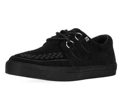 A9178 Black Suede D-Ring Sneaker - T.U.K. Shoes