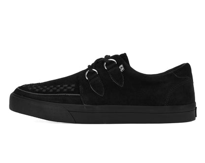 A9178 Black Suede D-Ring Sneaker - T.U.K. Shoes
