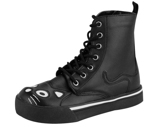 A6570L Black Kitty Sneaker Boot - T.U.K. Shoes