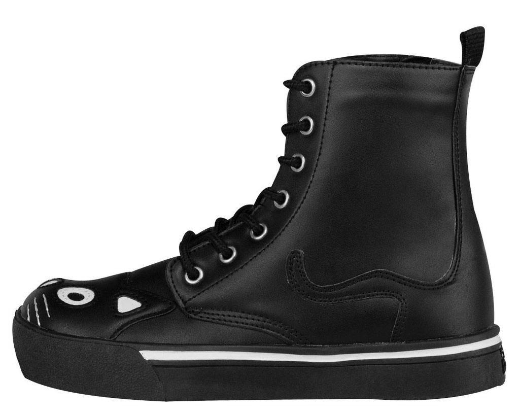 A6570L Black Kitty Sneaker Boot - T.U.K. Shoes