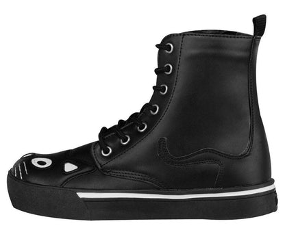 A6570L Black Kitty Sneaker Boot - T.U.K. Shoes