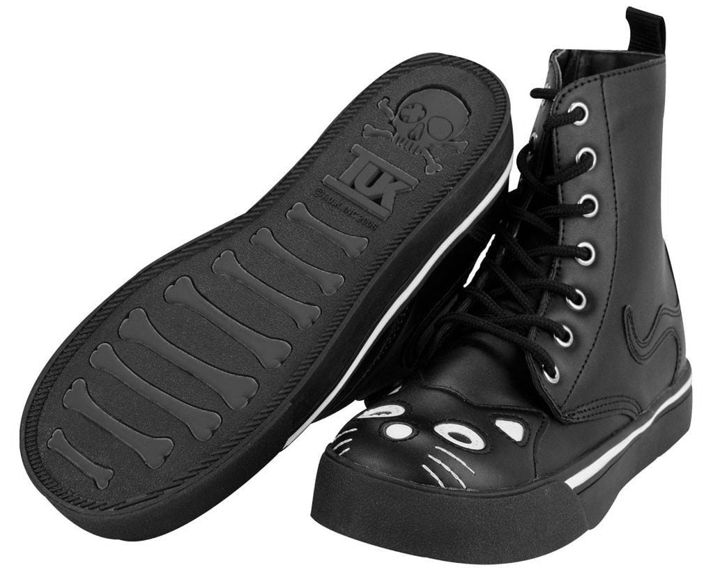 A6570L Black Kitty Sneaker Boot - T.U.K. Shoes