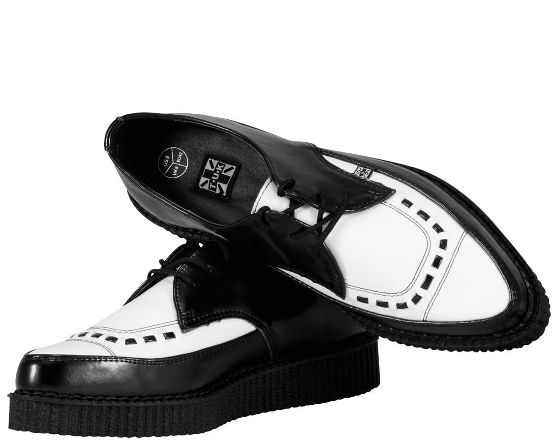 A8140 Two-tone Pointed Creepers - T.U.K. Shoes