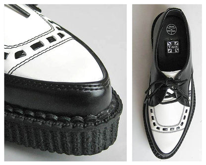 A8140 Two-tone Pointed Creepers - T.U.K. Shoes