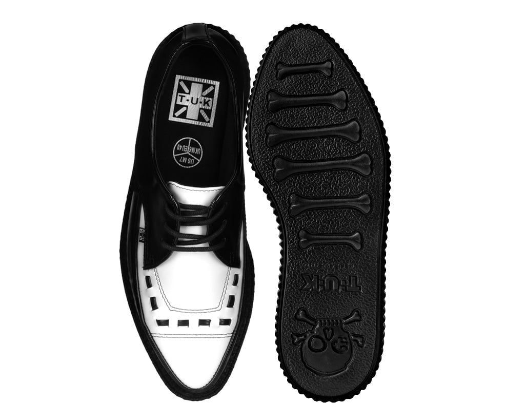 A8140 Two-tone Pointed Creepers - T.U.K. Shoes
