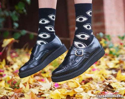 A8520 Pointed Buckle Creepers - T.U.K. Shoes