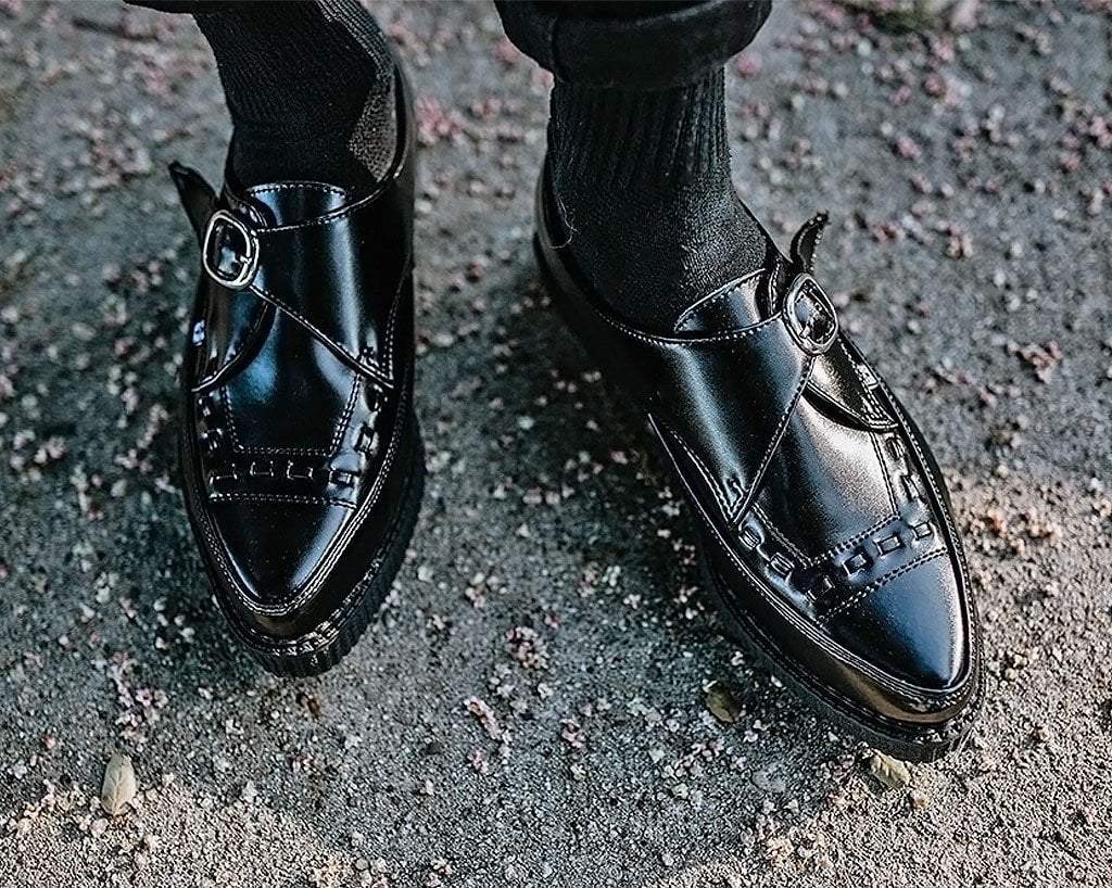 A8520 Pointed Buckle Creepers - T.U.K. Shoes