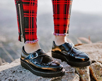 A8520 Pointed Buckle Creepers - T.U.K. Shoes