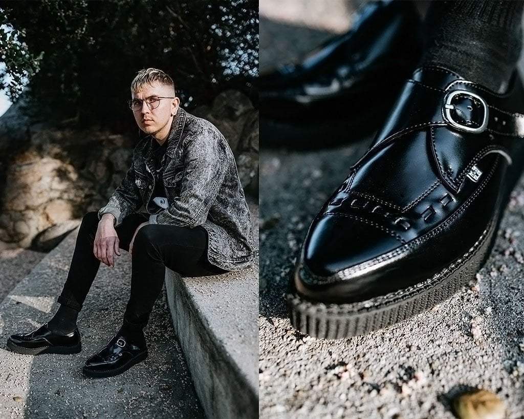 A8520 Pointed Buckle Creepers - T.U.K. Shoes