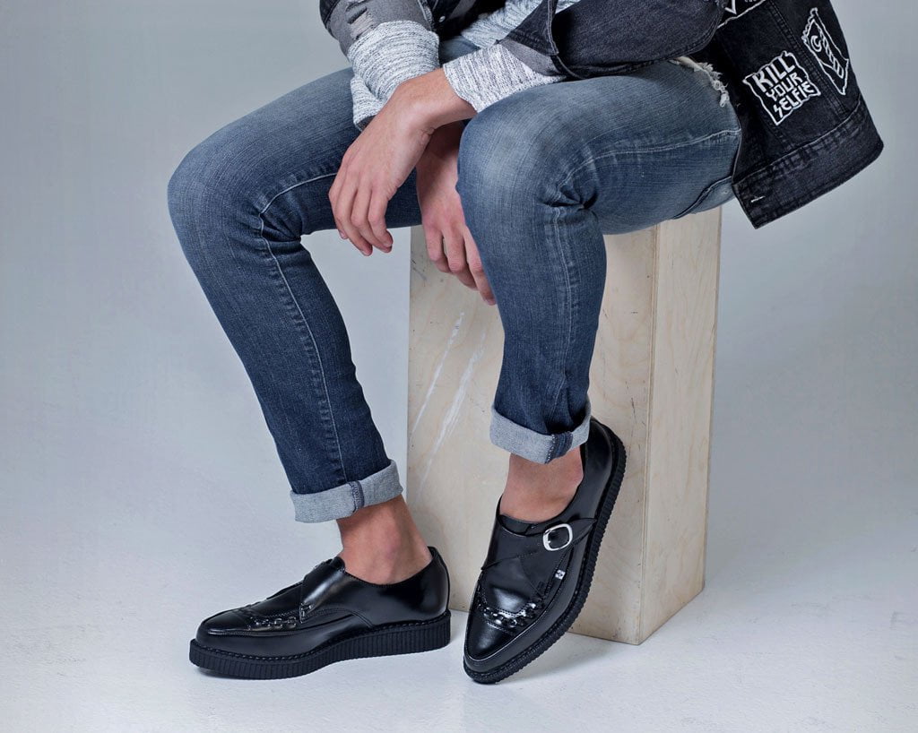 A8520 Pointed Buckle Creepers - T.U.K. Shoes
