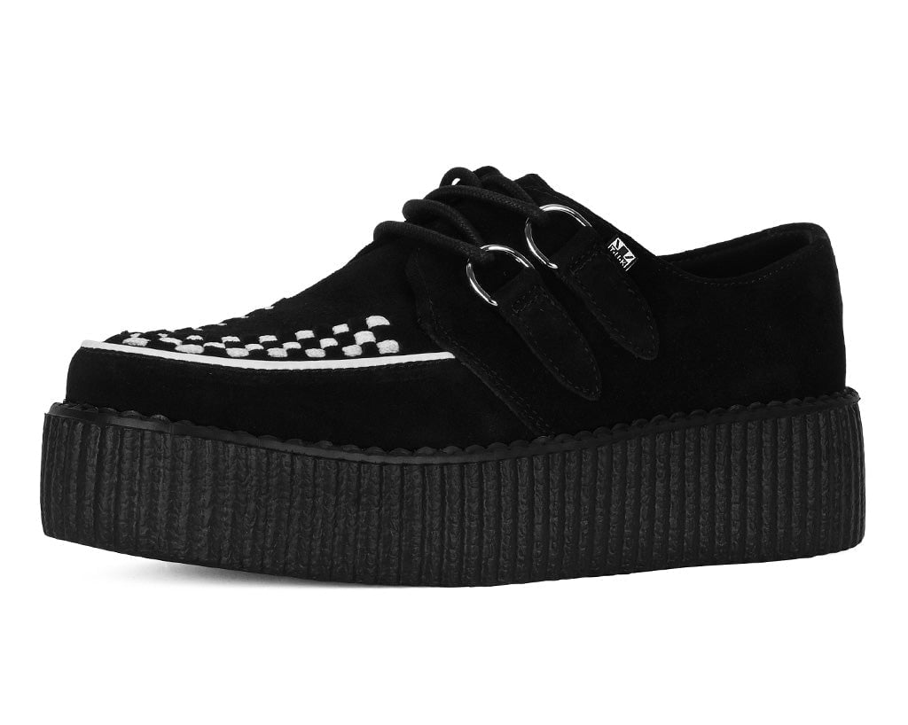 V8366 Two Tone Suede Viva Mondo Creepers - T.U.K. Shoes