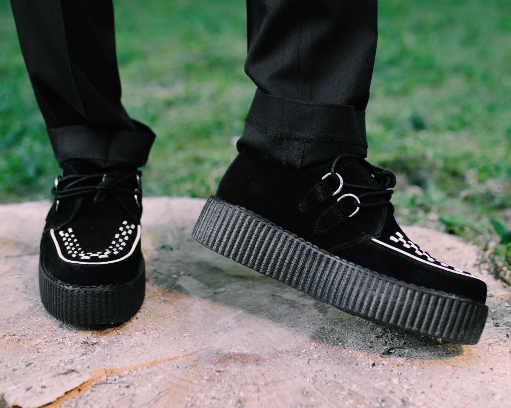 V8366 Two Tone Suede Viva Mondo Creepers - T.U.K. Shoes