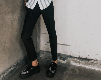 V8366 Two Tone Suede Viva Mondo Creepers - T.U.K. Shoes