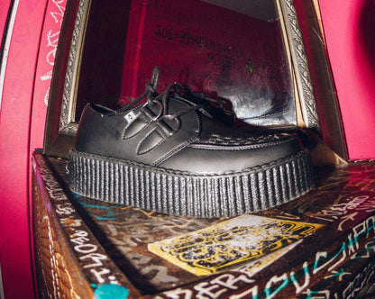 V9493 Black TUKskin™ Viva Mondo Creeper - T.U.K. Shoes
