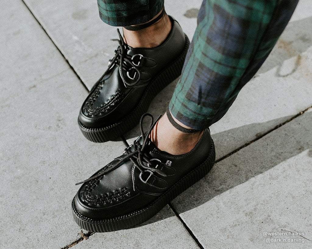 V9493 Black TUKskin™ Viva Mondo Creeper - T.U.K. Shoes