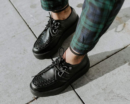 V9493 Black TUKskin™ Viva Mondo Creeper - T.U.K. Shoes