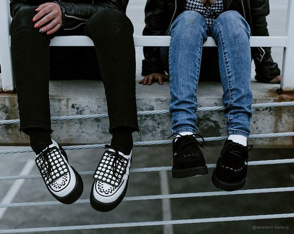 A8138 Suede Pointed Creepers - T.U.K. Shoes