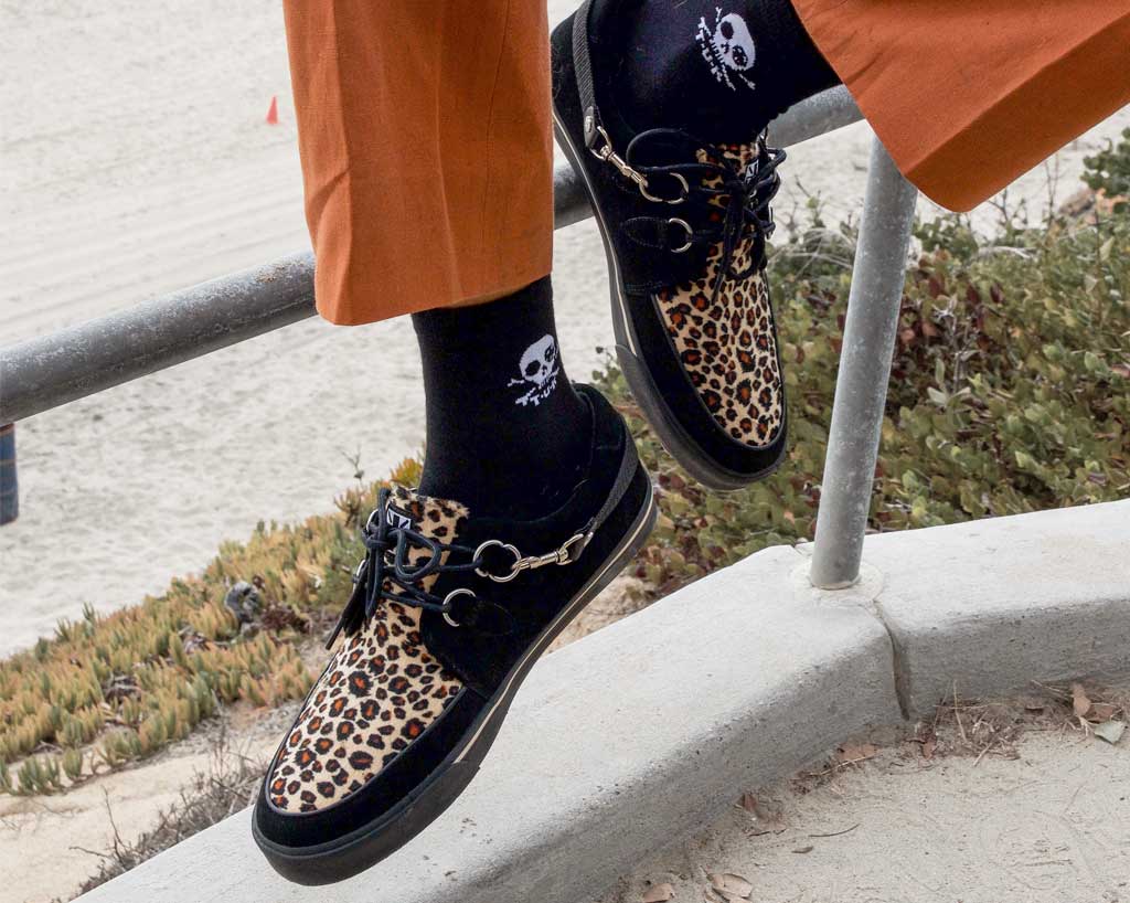 A6142 Leopard Sneakers - T.U.K. Shoes