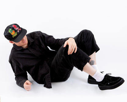 G3392 Black Suede Vintage Mondo Creeper - T.U.K. Shoes