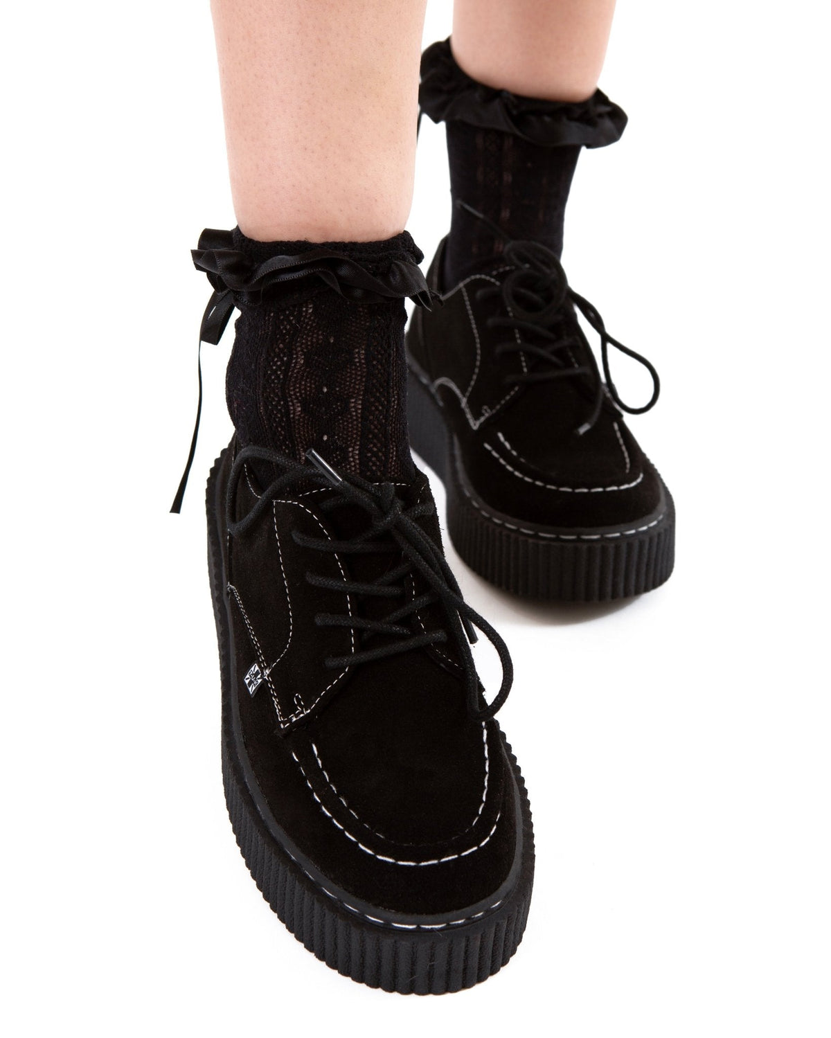 G3392 Black Suede Vintage Mondo Creeper - T.U.K. Shoes