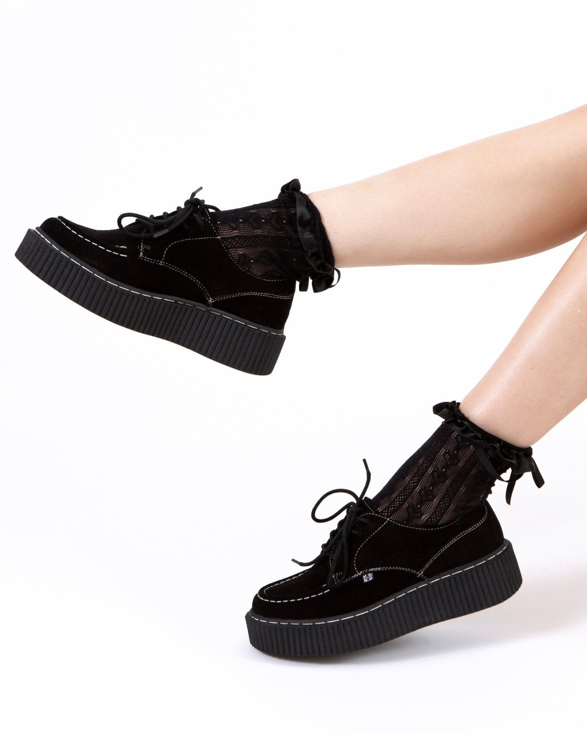G3392 Black Suede Vintage Mondo Creeper - T.U.K. Shoes
