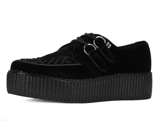 V9492 Black Velvet Viva Mondo Creeper - T.U.K. Shoes