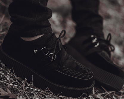 V9492 Black Velvet Viva Mondo Creeper - T.U.K. Shoes