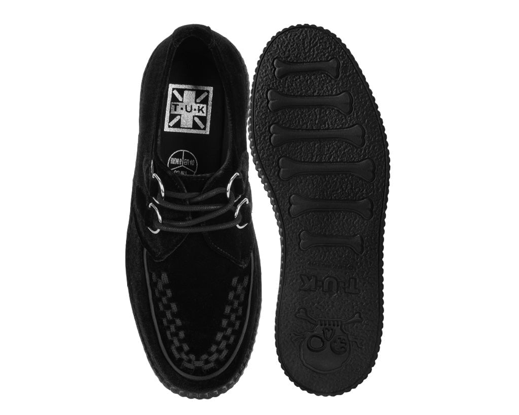V9492 Black Velvet Viva Mondo Creeper - T.U.K. Shoes