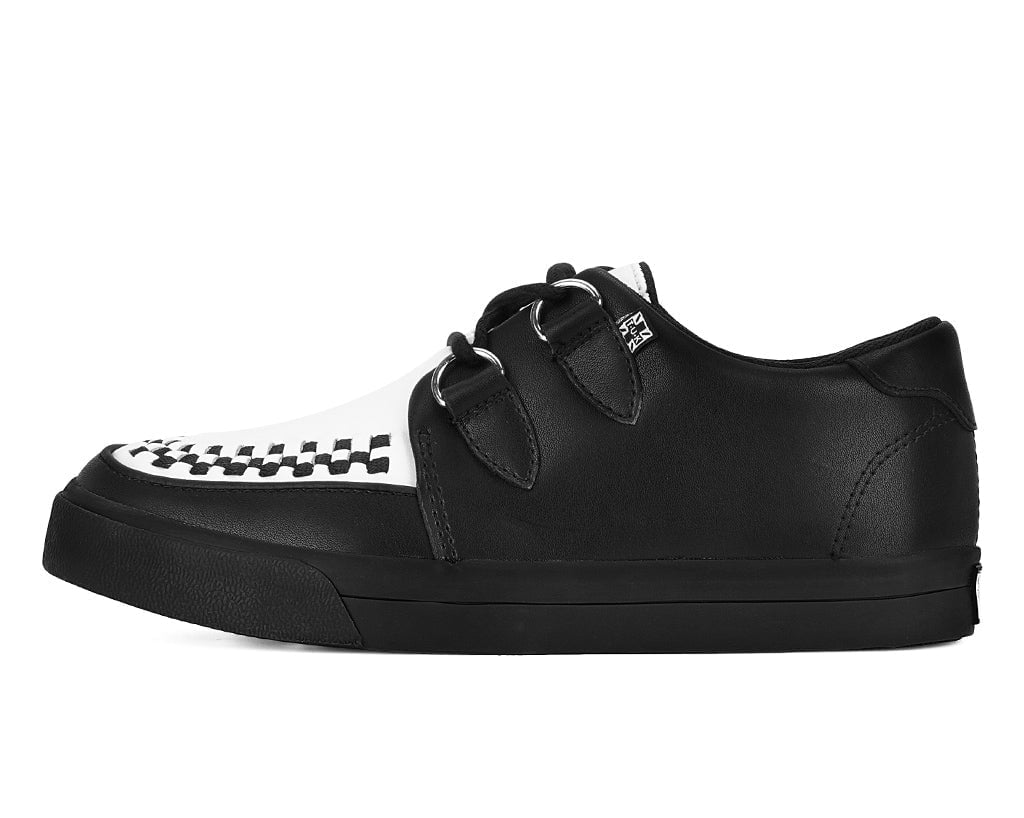 A9180 Black & White D-Ring Sneaker - T.U.K. Shoes
