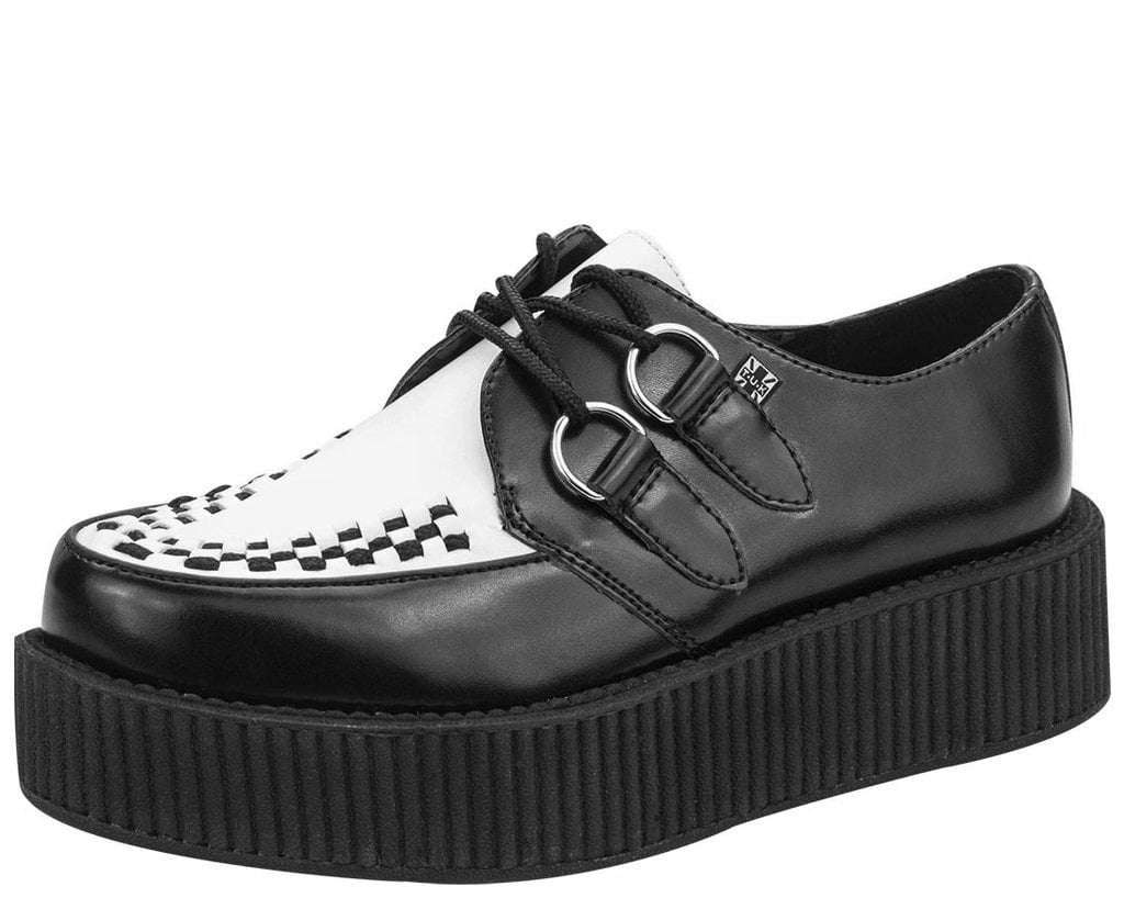 V6804 Classic Two-Tone Viva Mondo Creepers - T.U.K. Shoes