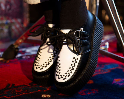 V6804 Classic Two-Tone Viva Mondo Creepers - T.U.K. Shoes