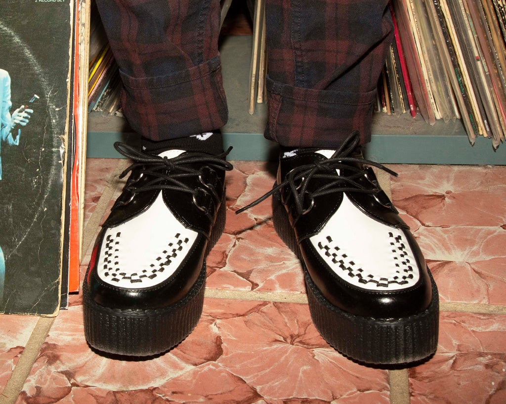 V6804 Classic Two-Tone Viva Mondo Creepers - T.U.K. Shoes