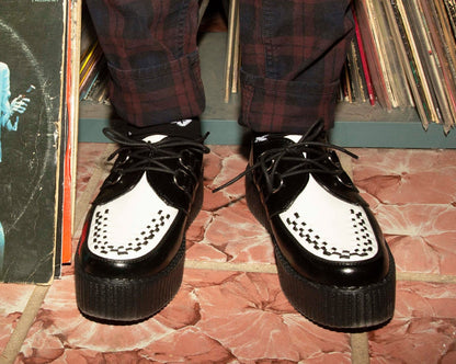 V6804 Classic Two-Tone Viva Mondo Creepers - T.U.K. Shoes