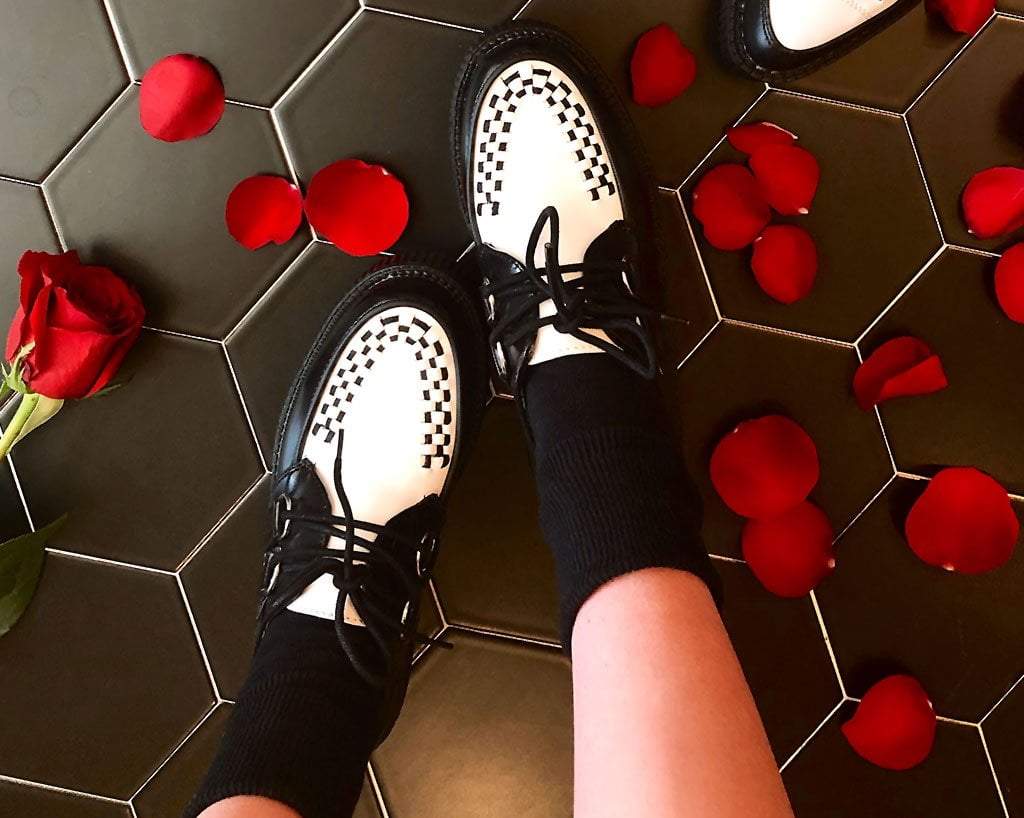 V6804 Classic Two-Tone Viva Mondo Creepers - T.U.K. Shoes